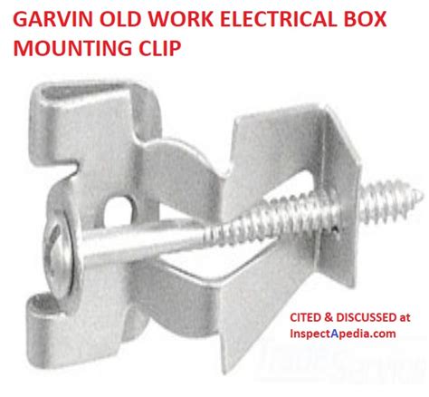 electrical box support aluminum|old work electrical box clip.